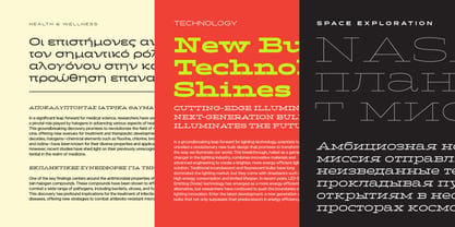 Halogen Slab Pro Paneuropean Font Poster 3