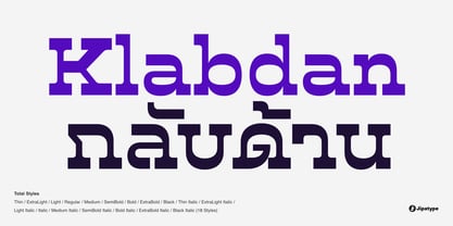 Klabdan Font Poster 1