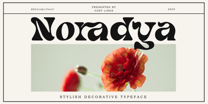 Noradya Font Poster 1