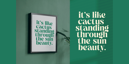 The Bencoy Font Poster 3