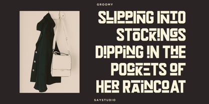 Groomy Font Poster 6