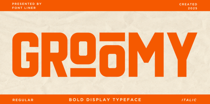 Groomy Font Poster 1