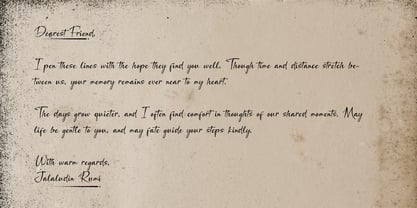 Lullaby Story Font Poster 3