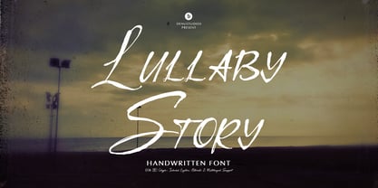 Lullaby Story Font Poster 1