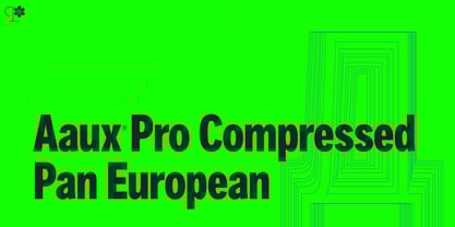 Aaux Pro Paneuropean Compressed Font Poster 1