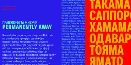 Aaux Pro Paneuropean Compressed Font Poster 4