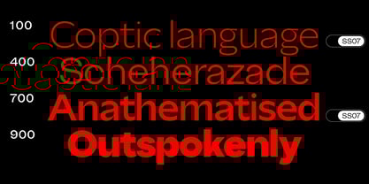 Big Sans Variable Font Poster 7