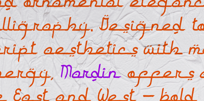 Mardin Font Poster 9