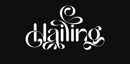 Hailing Font Poster 14
