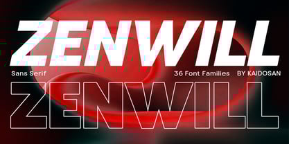 Zenwill Font Poster 1