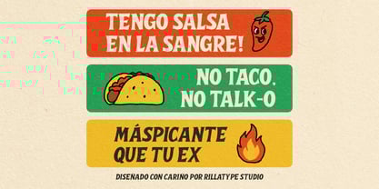 Fuego Lindo Font Poster 3