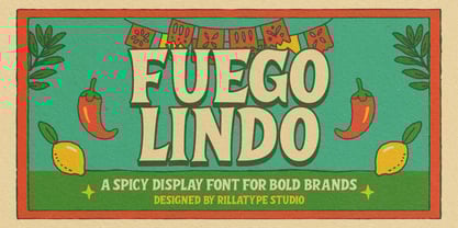 Fuego Lindo Font Poster 1