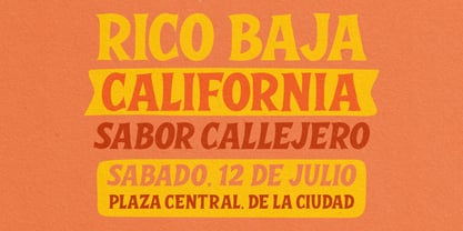 Fuego Lindo Font Poster 2