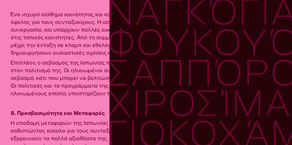 Aaux Pro Greek Wide Font Poster 5