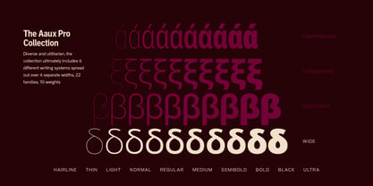 Aaux Pro Greek Wide Font Poster 3
