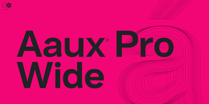 Aaux Pro Wide Font Poster 1