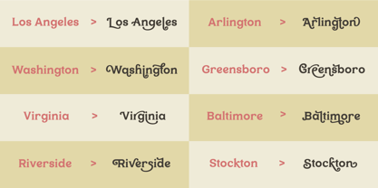 Golden Ninety Font Poster 7