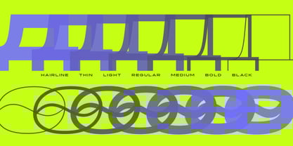 Halogen Pro Cyrillic Font Poster 2