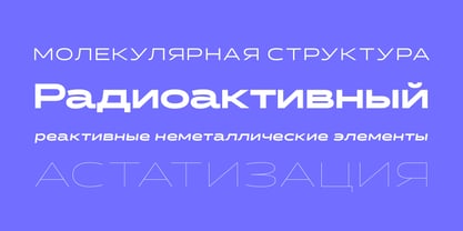 Halogen Pro Cyrillic Font Poster 5