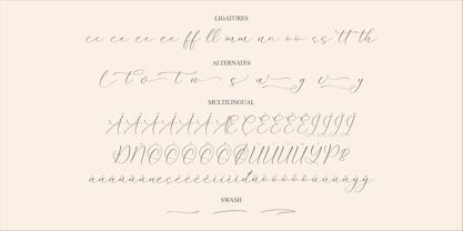 Klasynta Gelisha Font Poster 8