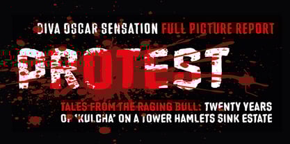 Zond Diktat Font Poster 5