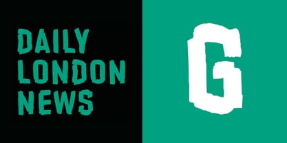 Zond Diktat Font Poster 6