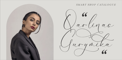 Dilanda Merlinmota Font Poster 5