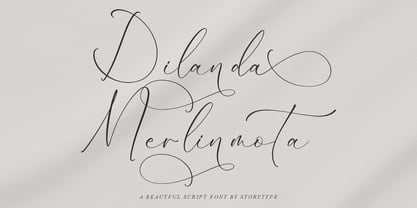 Dilanda Merlinmota Font Poster 1