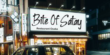 Bighs streak Font Poster 5