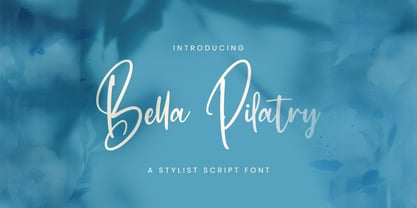 Bella Pilatry Font Poster 1