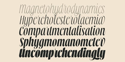 Superscript Font Poster 2