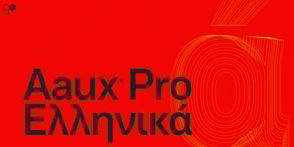 Aaux Pro Greek Font Poster 1