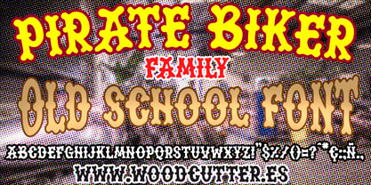 Pirate Biker Font Poster 1