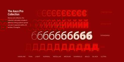 Aaux Pro Cyrillic Font Poster 3