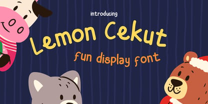 Lemon Cekut Font Poster 1