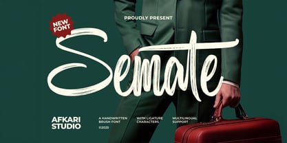 Semate Font Poster 1