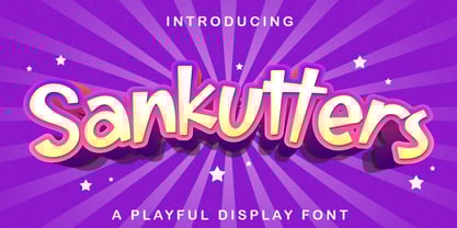 Sankutters Font Poster 1