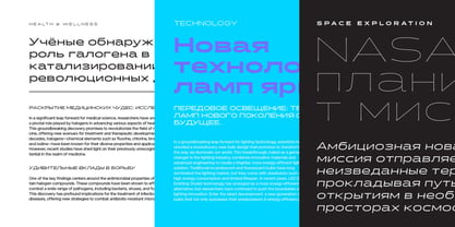 Halogen Flare Pro Cyrillic Font Poster 3