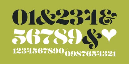 Lust Stencil Font Poster 9