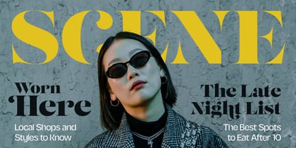 Lust Stencil Font Poster 3