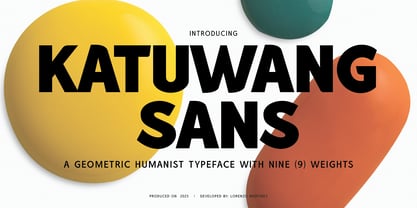 Katuwang Sans Font Poster 1