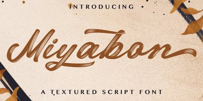 Miyabon Font Poster 1