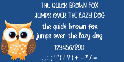 Owl Lover Font Poster 4