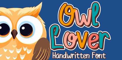 Owl Lover Font Poster 1