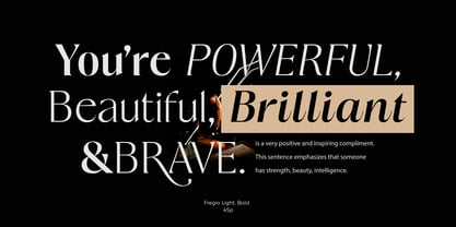 Fregio Font Poster 2