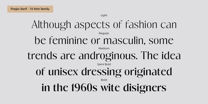 Fregio Font Poster 3