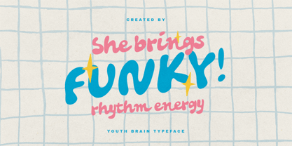Youth Brain Font Poster 4
