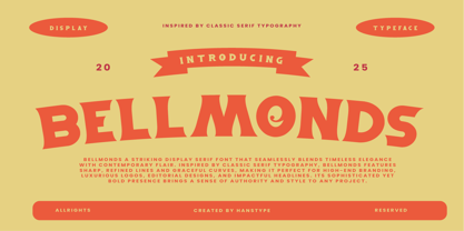 Bellmonds Font Poster 1