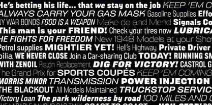 Broadside Font Poster 12