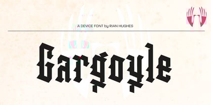Gargoyle Font Poster 8